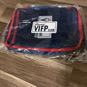 Carnival VIFP Club Travel Luggage Toiletry Organizer Bag Set Navy Red Mesh